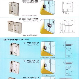 Shower Hinges 55 Series “DEKSON”