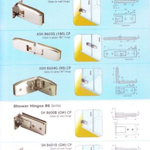 Shower Hinges “DEKSON”