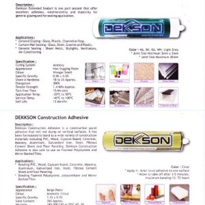 Sealant  Adhesive “DEKSON”