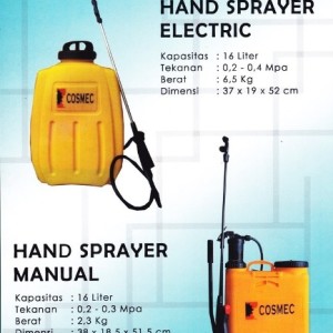 HAND SPRAYER ELECTRIC