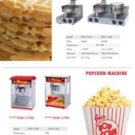 WAFEL BAKER dan POPCORN MACHINE